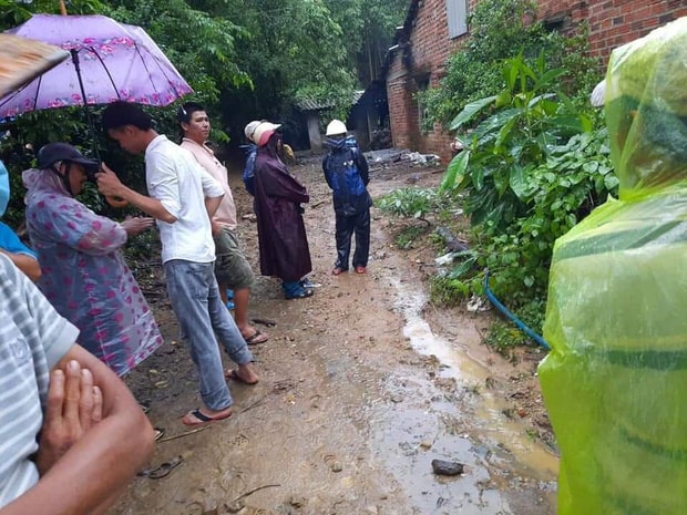 Ngôi nhà nơi xảy ra sự việc đau lòng. Ảnh: NLD