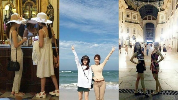 IU và Yoo In Na trong chuyến du lịch tự túc cùng nhau