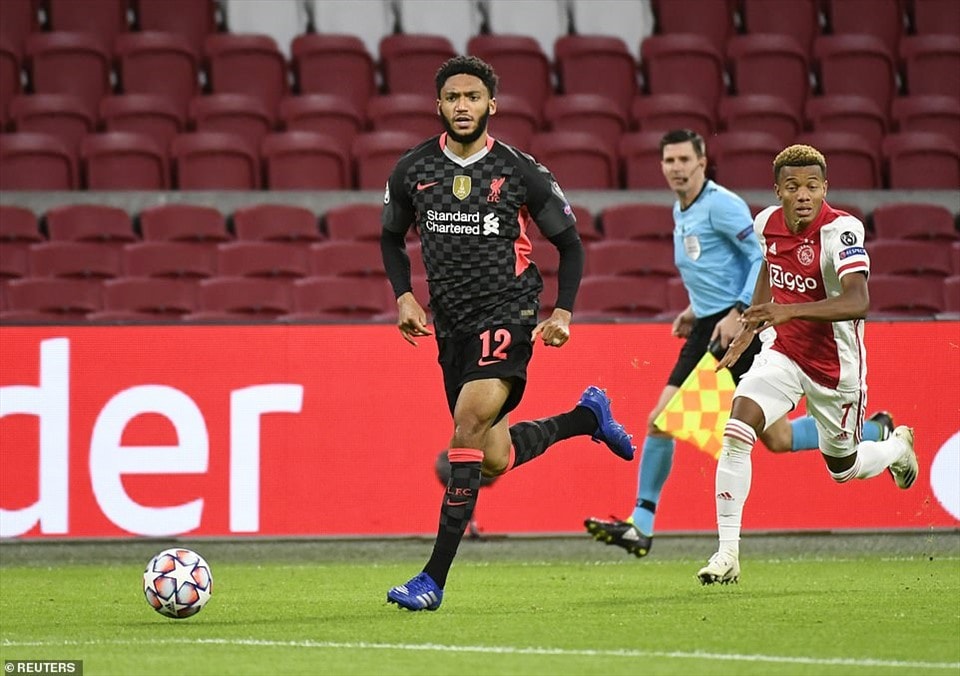 Gomez là thủ lĩnh hàng phòng ngự của Liverpool. Ảnh: laodong.