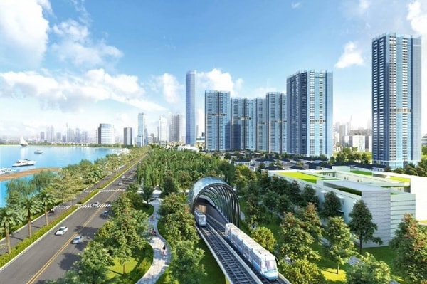 Phối cảnh Dự án Đường sắt đô thị tuyến số 5, TP Hà Nội