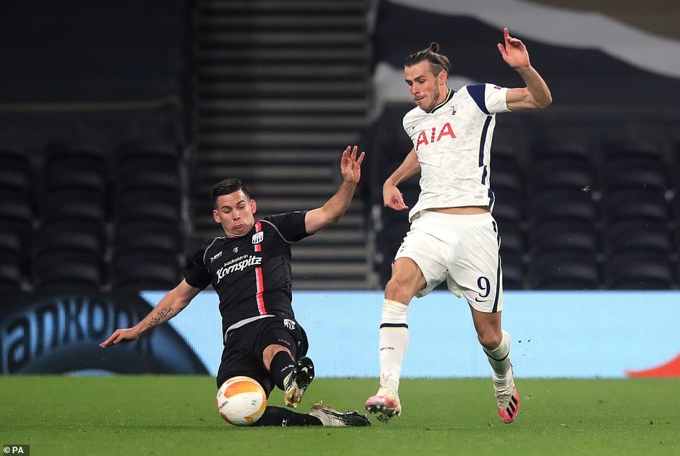 Bale đá chính cho Tottenham mùa này. Ảnh: vietnamnet