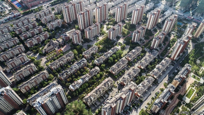 Tập đoàn bất động sản lớn nhất Trung Quốc liệu có quá lớn để bị sụp đổ. Ảnh: Getty