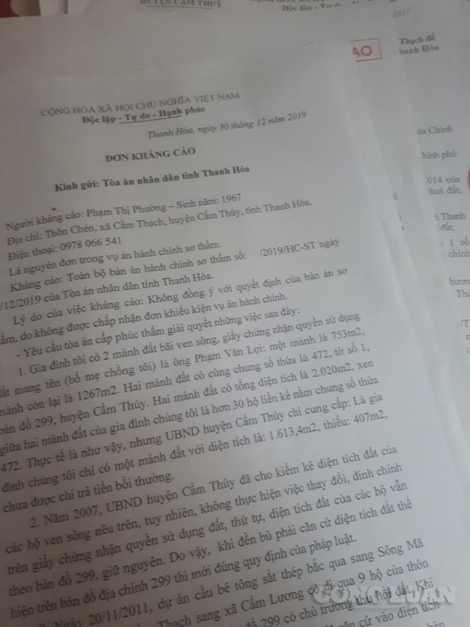 Đơn thư gửi báo Nhà báo và Công luận