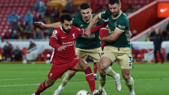 Liverpool chơi áp đảo đội khách Sheffield United. Ảnh: thethao247