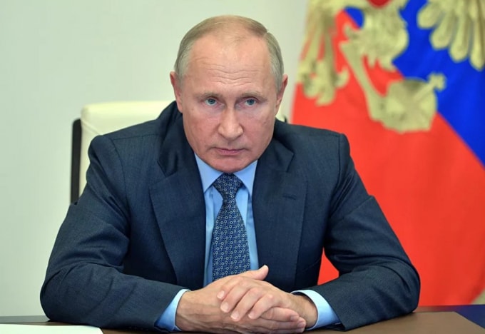 Tổng thống Putin chỉ trích quyết định rút khỏi INF của Mỹ là sai lầm nghiêm trọng - Ảnh: SPUTNIK / ALEXEY DRUZHININ