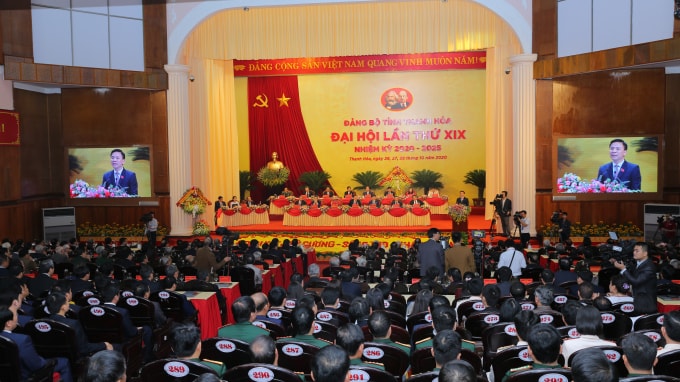 Đại hội Đảng bộ tỉnh Thanh Hóa phải bầu BCH là các đồng chí thật sự tiêu biểu về phẩm chất và năng lực, có uy tín, trách nhiệm cao, dám nghĩ, dám làm. Ảnh: QD