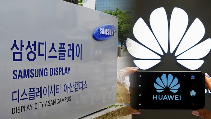 Mặc dù Samsung đã được Mỹ chấp nhận cung cấp màn hình cho Huawei, nhưng chỉ cho một số sản phẩm nhất định. Ảnh: Nikkei