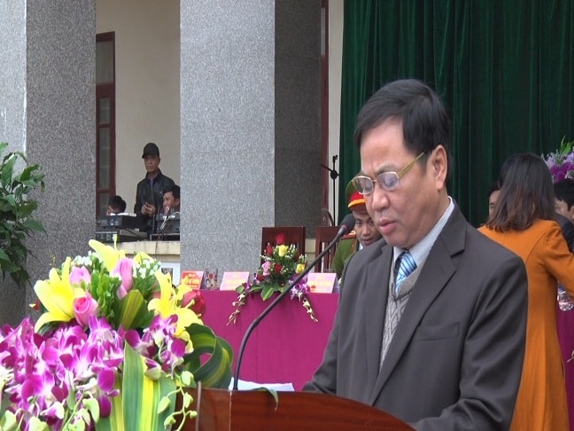 Ông Nguyễn Thế Hùng, Phó Bí thư Huyện ủy, Chủ tịch UBND huyện Lập Thạch (ảnh st)