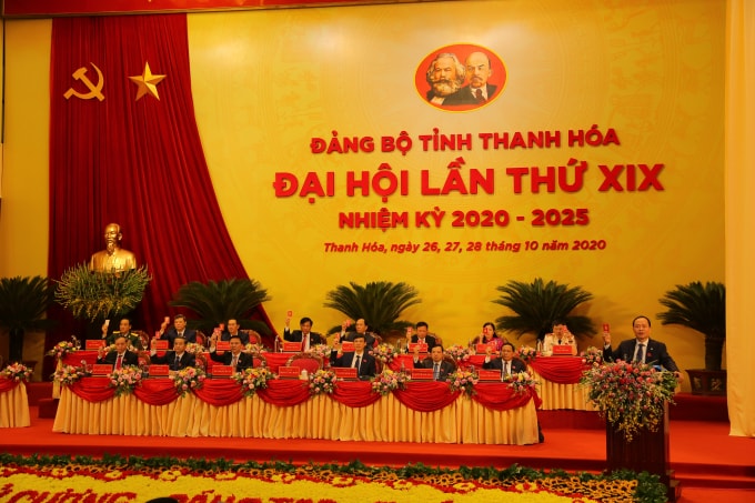 Đại hội đại biểu Đảng bộ tỉnh Thanh Hoá tiếp tục làm việc trong ngày 28/10