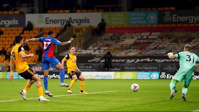 Chỉ sau đó 9 phút, Podence có bàn thắng nhân đôi cách biệt với Crystal Palace.