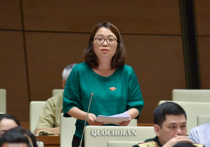 Đại biểu Quốc hội Phạm Thị Minh Hiền (ảnh TL).