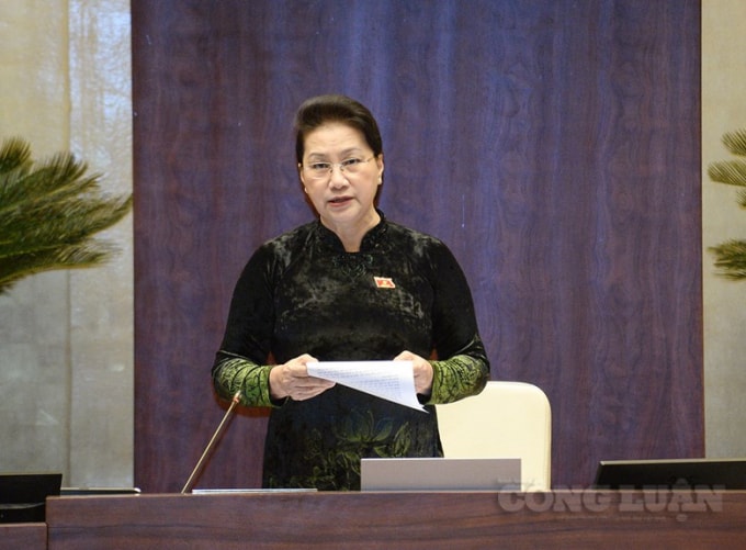 Chủ tịch Quốc hội Nguyễn Thị Kim Ngân.