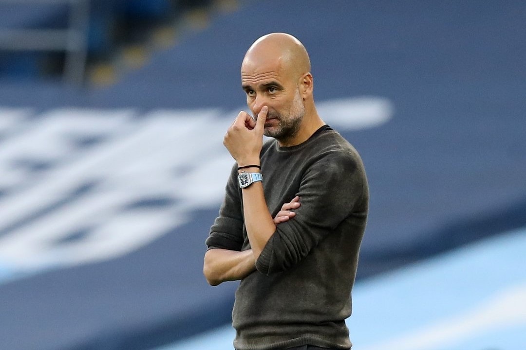 HLV Pep Guardiola vẫn đánh giá MU là đội bóng hay nhất. Ảnh: TL
