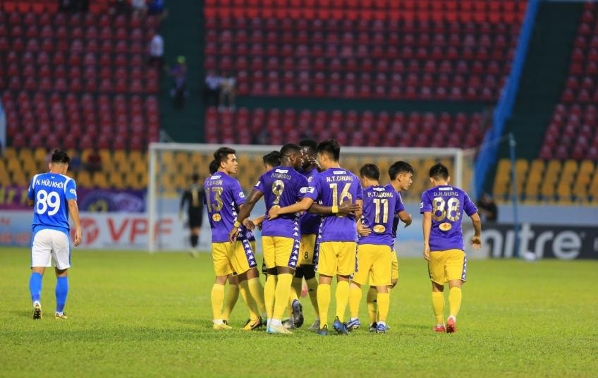 Hà Nội FC giành chiến thắng 4-0 trước Than Quảng Ninh. Ảnh: thethao247.vn