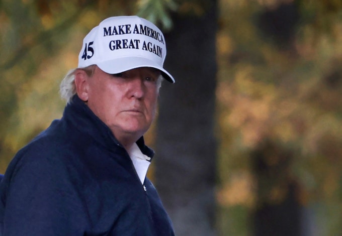 Tổng thống Donald Trump tuyên bố cuộc bầu cử chưa kết thúc và sẽ tiến hành các thủ tục pháp lý đối với những bang có biểu hiện gian lận - Ảnh: Reuters