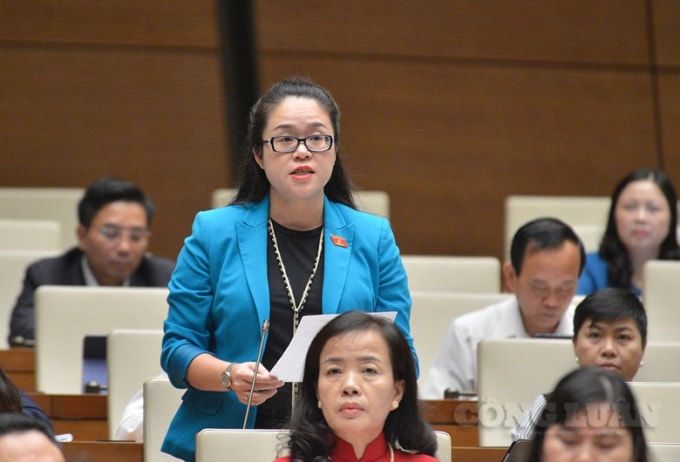 Đại biểu Dương Minh Ánh (đoàn Hà Nội).