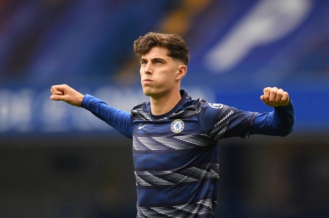 Tiền vệ Kai Havertz nói về mục tiêu lớn cùng đội bóng Chelsea. Ảnh: TL