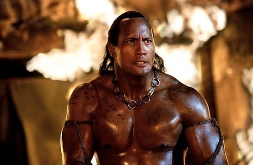 Vua bọ cạp là vai diễn điện ảnh đầu tiên trong sự nghiệp của The Rock. Ảnh: Universal Pictures.