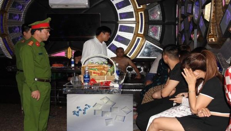 Các đối tượng sử dụng trái phép chất ma túy đã bị cơ quan chức năng bắt giữ. Ảnh: baophapluat.vn