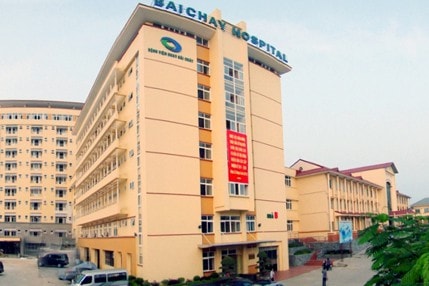 Hình ảnh Bệnh viện Bãi Cháy, nơi Sỹ nhảy lầu tự tử. Ảnh: tienphong.vn