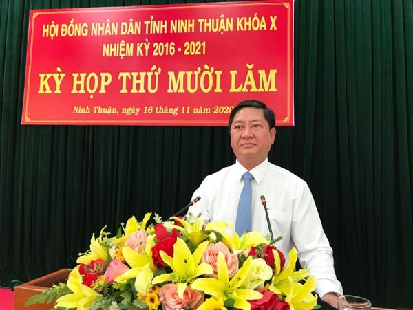 Chủ tịch UBND tỉnh Ninh Thuận Trần Quốc Nam. Ảnh: TTO
