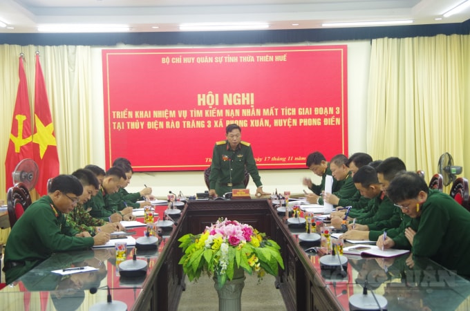 Trung tá Phan Thắng, Báo cáo quyết tâm “Tìm kiếm nạn nhân dọc sông từ ngã ba Tam Dân lên khu vực sạt lở.