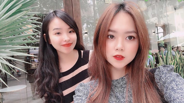 Viên Minh chụp cùng cô bạn thân - hot girl Kỳ Thư của nhóm hài FAPtv