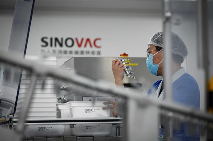 Phòng thí nghiệm của Sinovac. Ảnh: SD