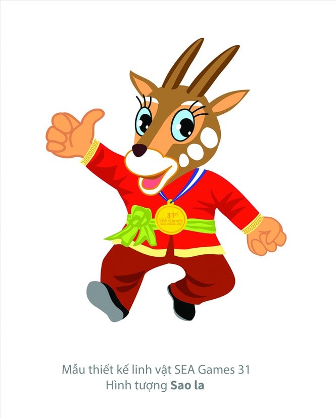 Mẫu linh vật SEA Games 31. Ảnh: tienphong.vn