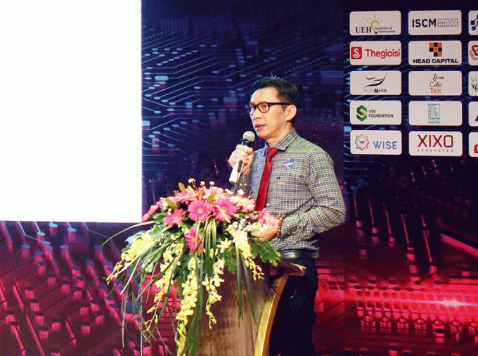 Ông Nguyễn Việt Dũng, Giám đốc Sở KH&CN TPHCM chia sẻ tại Techfest Đông Nam Bộ 2020.