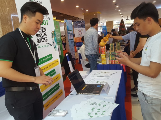 Các gian hàng tham gia Triển lãm tại Techfest Đông Nam Bộ 2020.