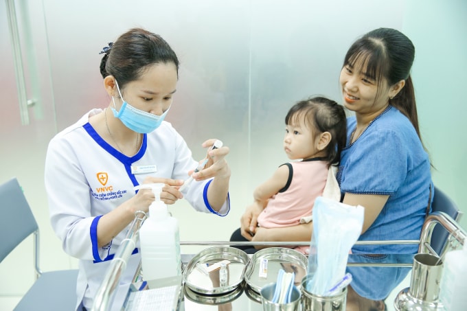Hệ thống Trung tâm tiêm chủng VNVC ngày càng nhận được sự tin yêu của các phụ huynh.