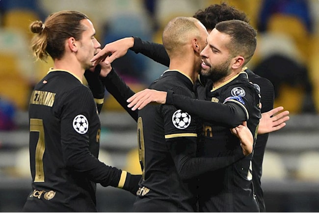 CLB Barca dễ dàng có chiến thắng trên sân của Dynamo Kiev. Ảnh: bongda24h.vn