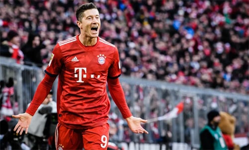Ứng viên số 1 cho danh hiệu FIFA The Best là cầu thủ Lewandowski. Ảnh: TL
