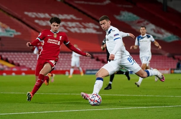 CLB Liverpool sớm nhận áp lực từ Atalanta trong hiệp 1. Ảnh: thethao247.vn