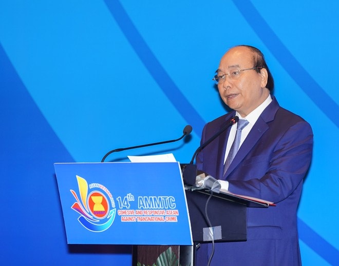 Thủ tướng Nguyễn Xuân Phúc phát biểu tại Hội nghị AMMTC 14.