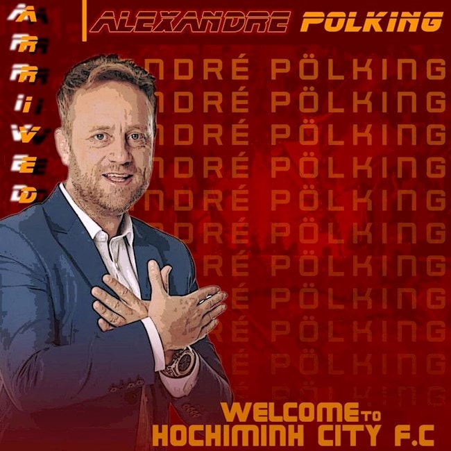 CLB TP.HCM ra mắt nhà cầm quân mới, Alexandre Polking. Ảnh: bongda24h.vn