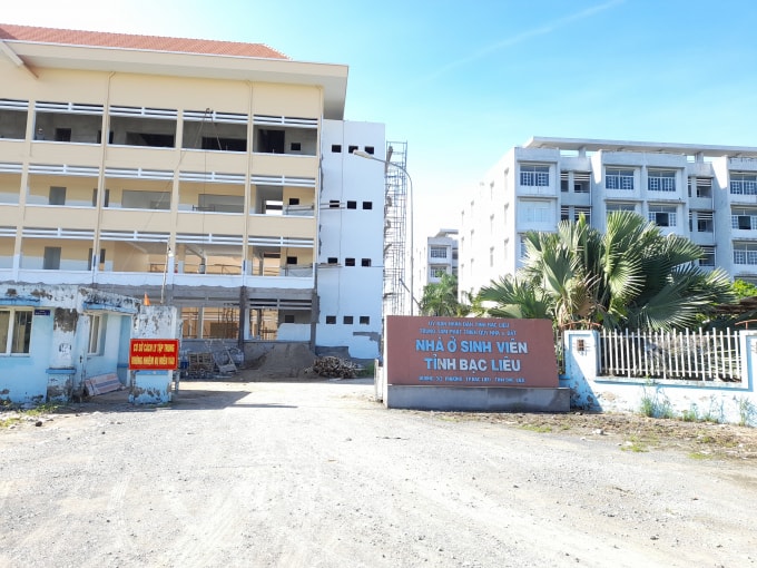 Khu vực cách ly tập trung tại tỉnh Bạc Liêu. (Ảnh: Minh Luân)