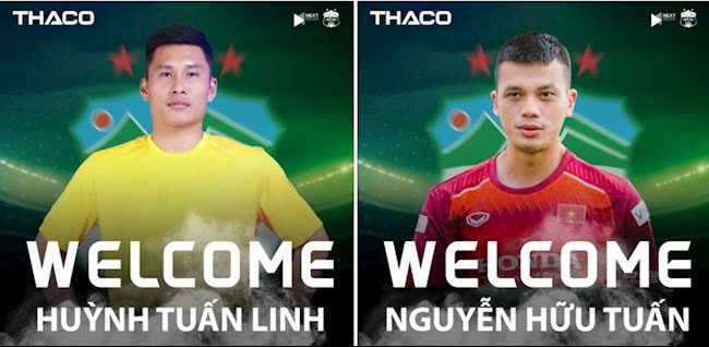 CLB HAGL ra mắt hai tân binh đầu tiên ở mùa giải 2021. Ảnh: bongda24h.vn