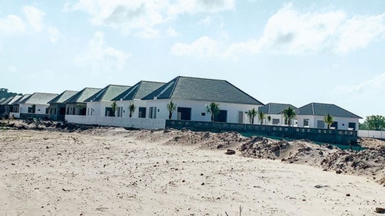 Lực lượng chức năng cũng đã kiểm tra, phát hiện 42 công trình nhà ở xây dạng Bungalow.
