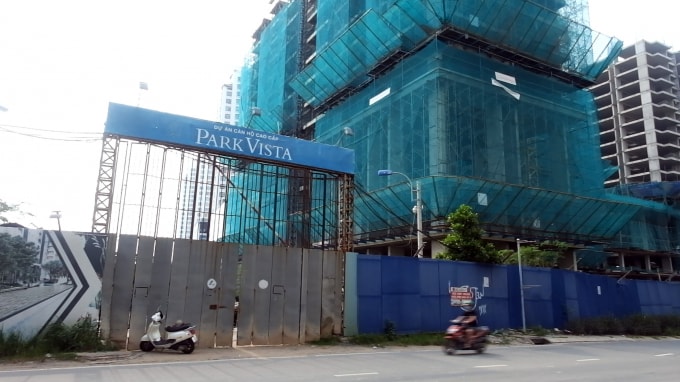 Dự án Park Vista “vướng” nhiều sai phạm của Công ty Đông Mê Kông. Ảnh: tinnhanhchungkhoan.vn
