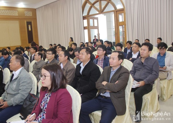 Các học viên tham gia lớp tập huấn. Ảnh: Mai Hoa