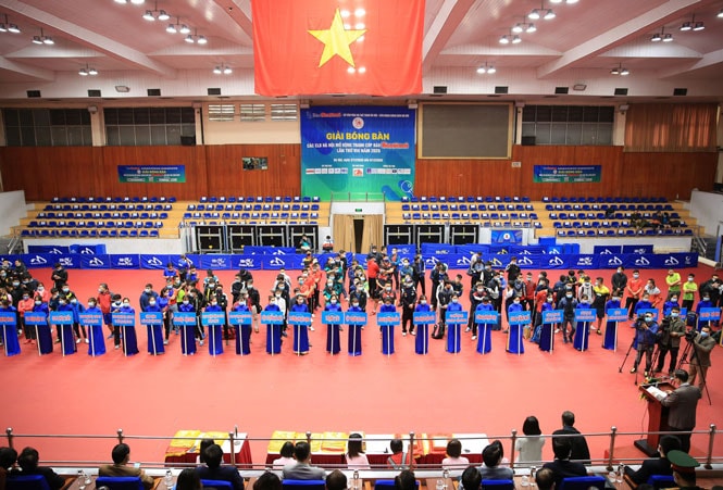 Quang cảnh lễ khai mạc.
