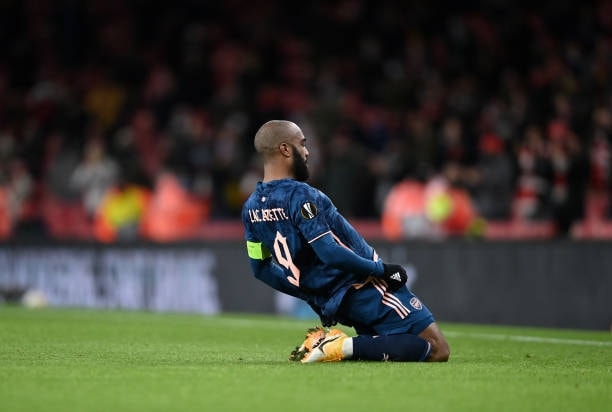 Cầu thủ Lacazette có bàn thắng mở tỉ số cho Arsenal. Ảnh: thethao247.vn