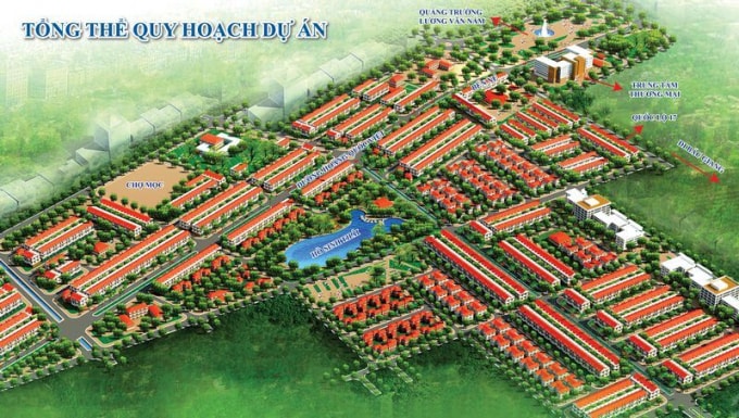 Phối cảnh dự án Khu đô thị An Huy Cao Thượng (ảnh st)