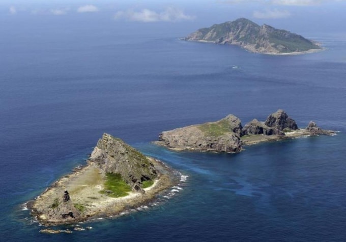 Nhóm đảo Senkaku/ Điếu Ngư. Ảnh: Reuters
