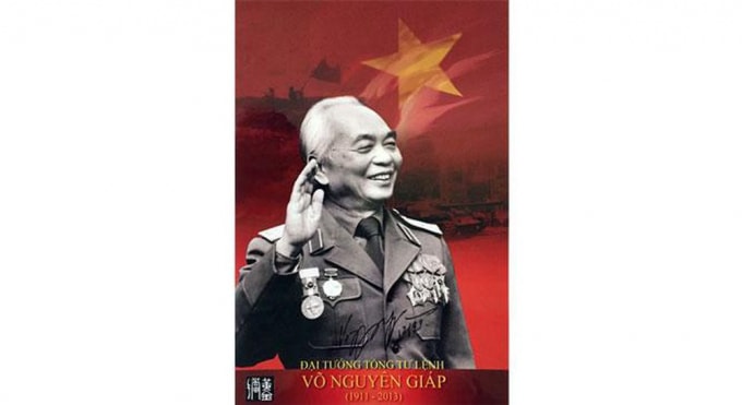 Bức ảnh Đại tướng Võ Nguyên Giáp do NSNA Hoàng Kim Đáng chụp