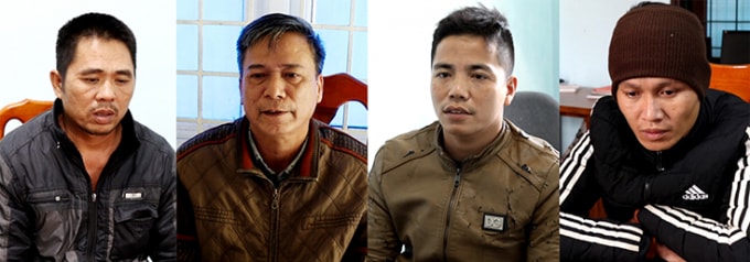 và các đối tượng trong chuyên án