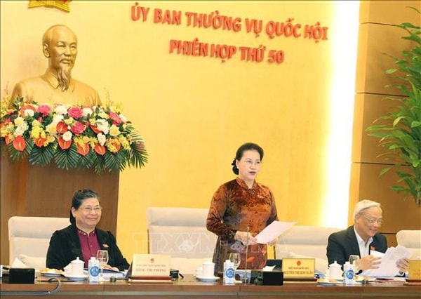 Phiên họp thứ 50 của Ủy ban Thường vụ Quốc hội