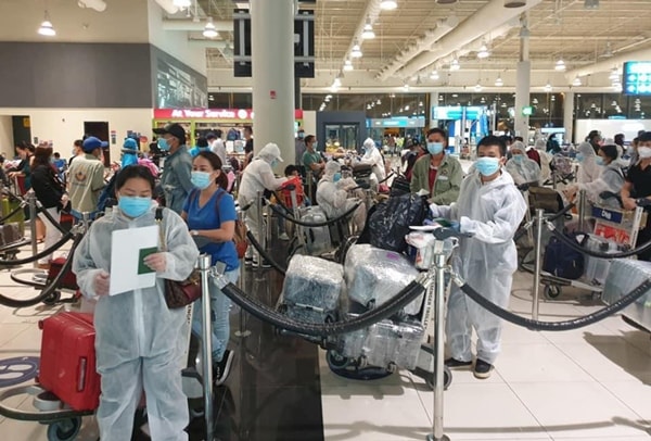 Thời gian qua, Việt Nam đã tổ chức nhiều chuyến bay đưa công dân về nước